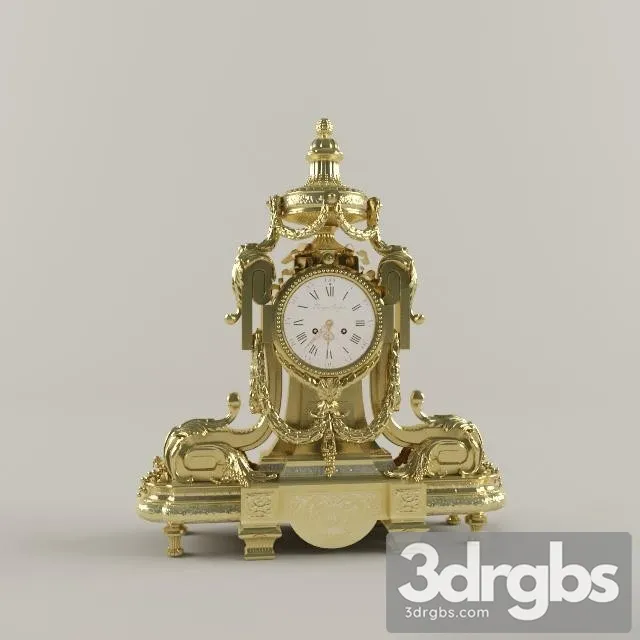 Classic Clock 21 3D Model Download
