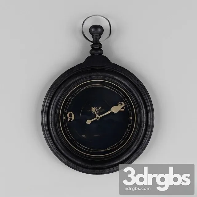 Classic Clock 4 3D Model Download