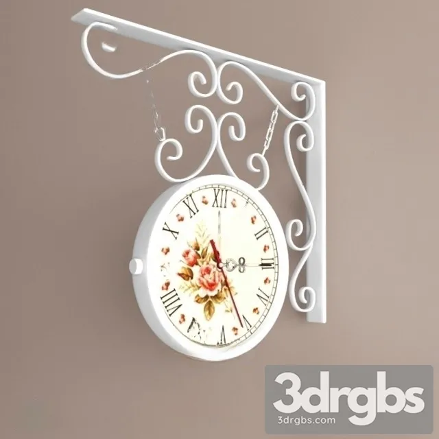 Classic Clock 9 3D Model Download