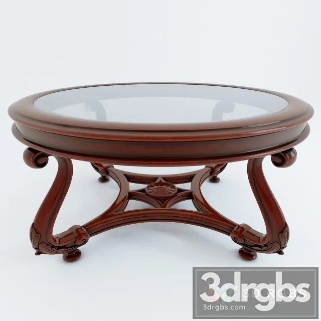 Classic Coffe Table 2 3D Model Download