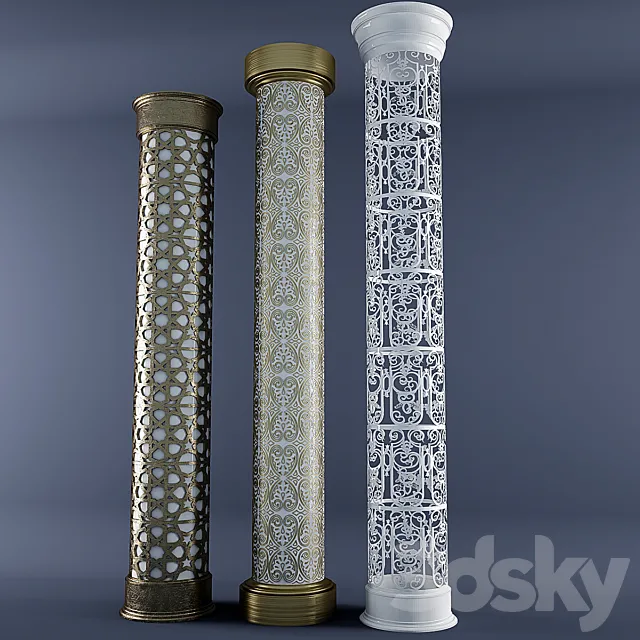 classic column 3D Model classic column 3D Model