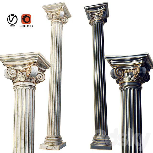 classic column 3DModel classic column 3DModel