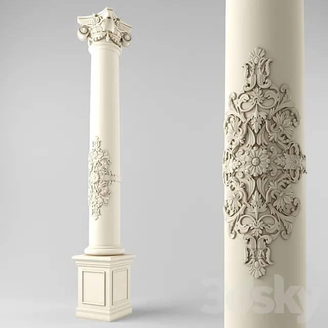 classic column 3DModel classic column 3DModel
