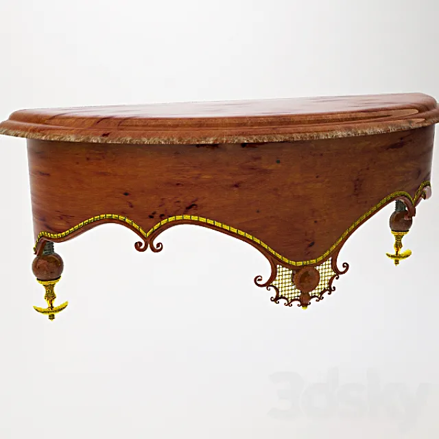 Classic console 3D Model Classic console 3D Model