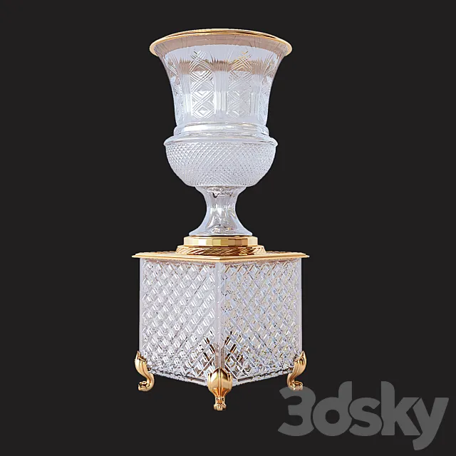 Classic crystal bonbonniere 3DModel