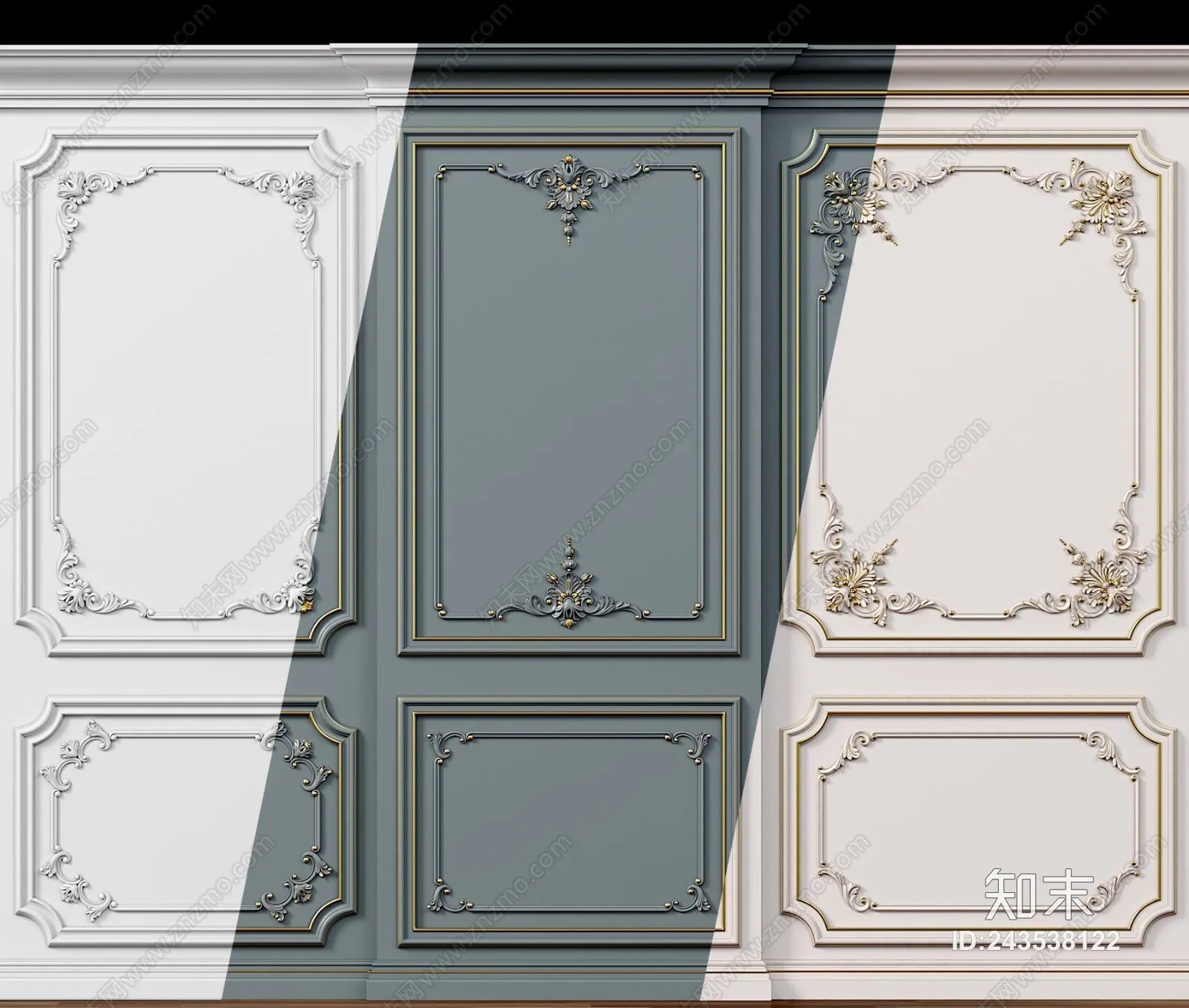 Classic Detail 3D Models – Plaster 3D – 010 Classic Detail 3D Models – Plaster 3D – 010