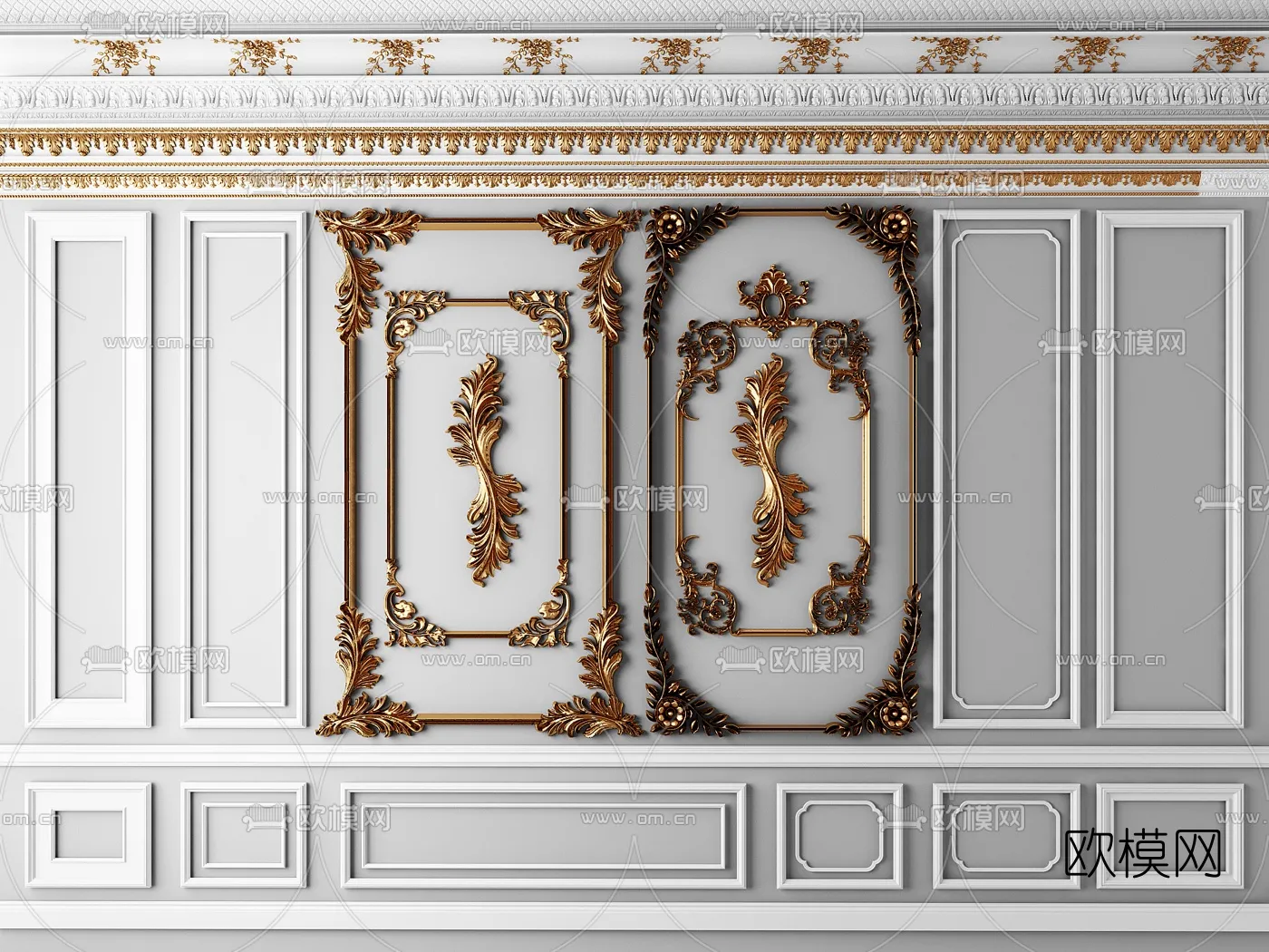 Classic Detail 3D Models – Plaster 3D – 016 Classic Detail 3D Models – Plaster 3D – 016