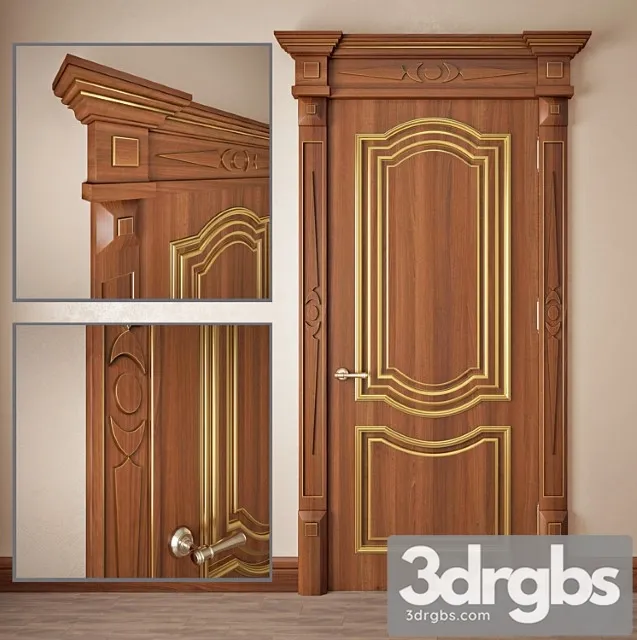 Classic Door 240 3D Model Download