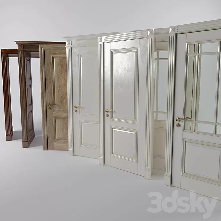 Classic door 3D Model