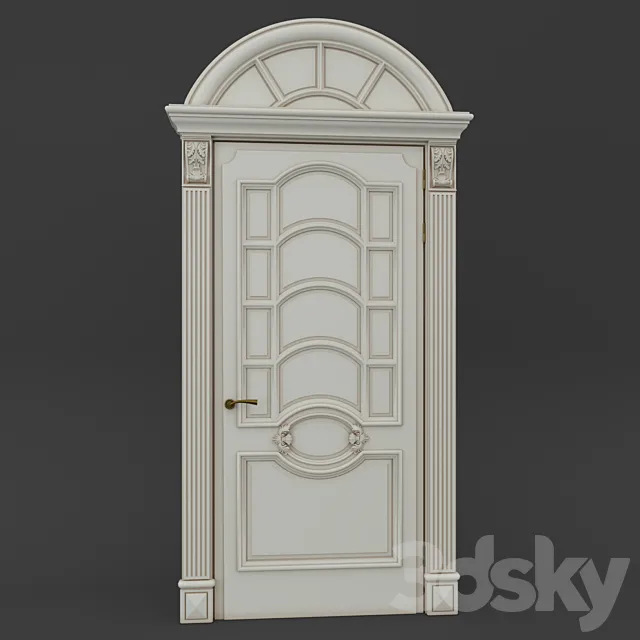Classic door 3D Model