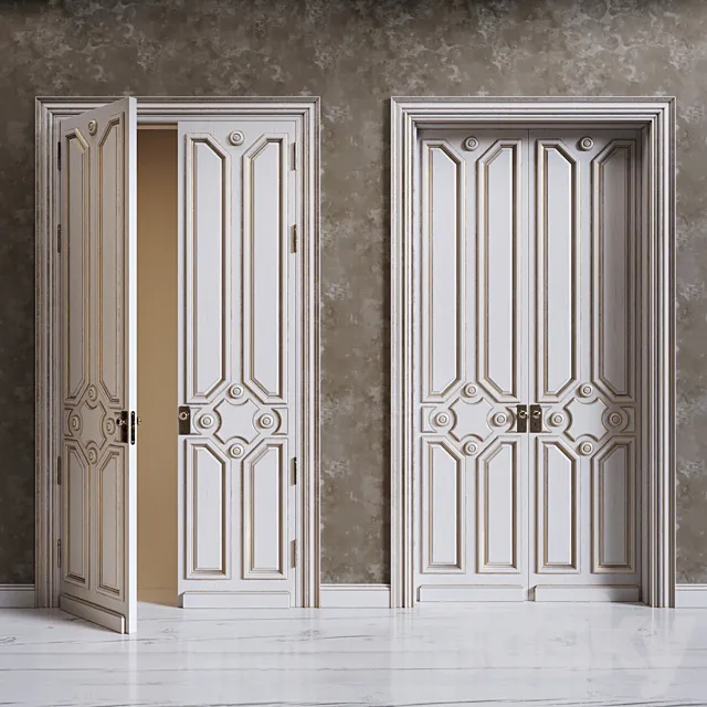 Classic door 3D Model