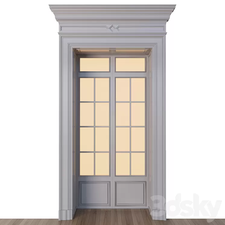 Classic door 3D Model