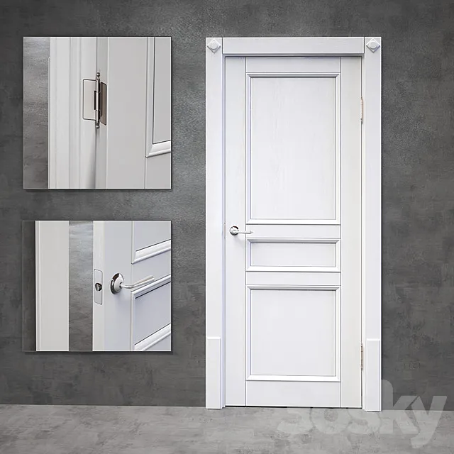 Classic door 3D Model