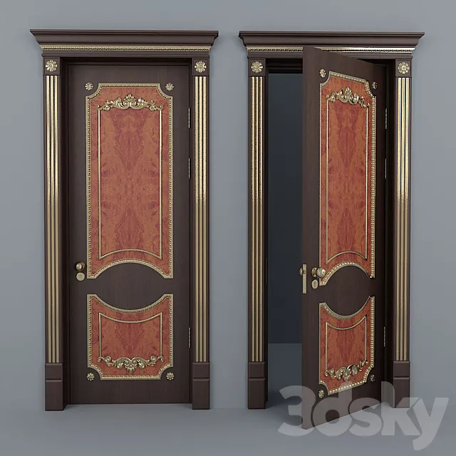 classic door 3D Model
