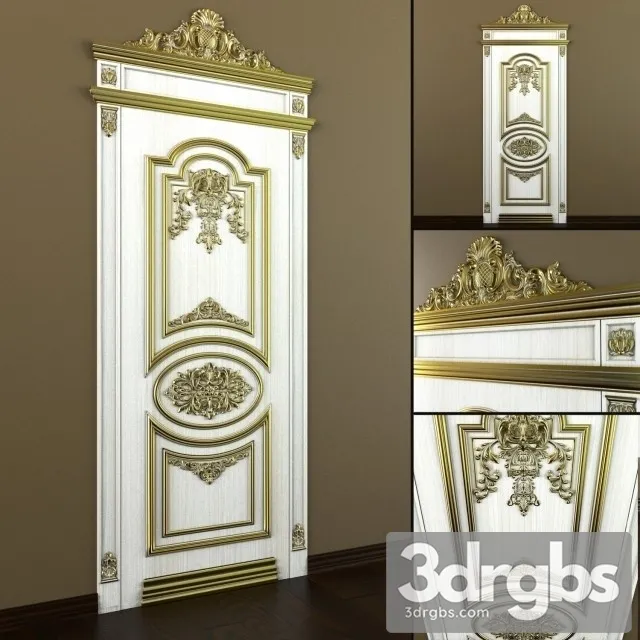 Classic Door 3D Model Download