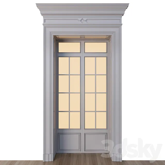 Classic door 3DModel