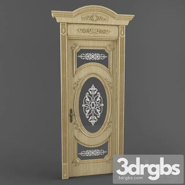 Classic door 4 3D Model Download