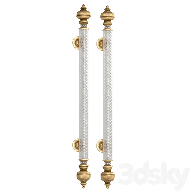 Classic door handle 3D Model