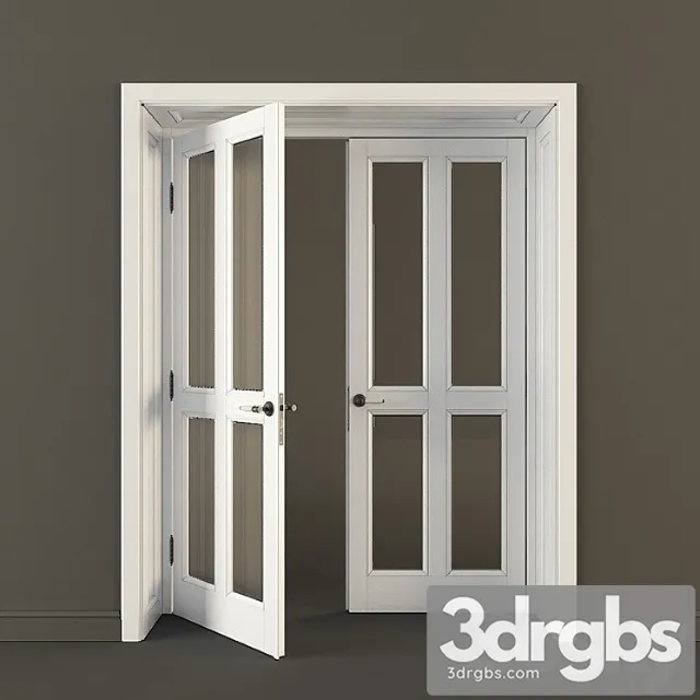 Classic door opening and framing 3D Model Download
