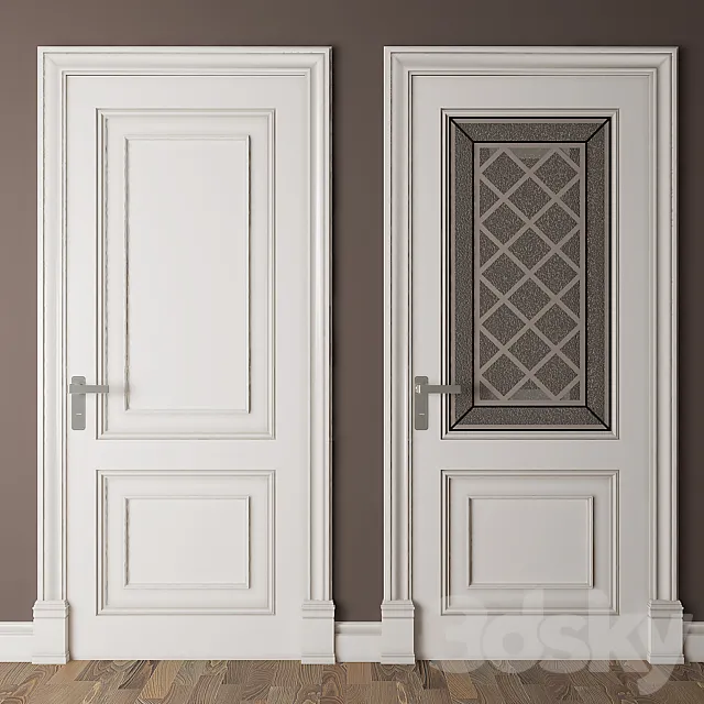 Classic door_03 3D Model