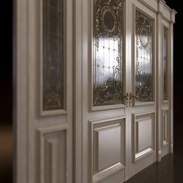 Classic doors 3D Model