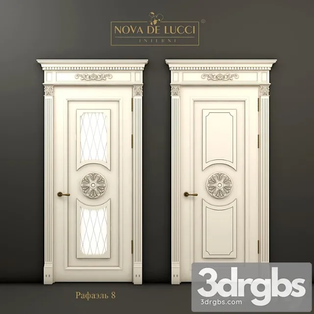 Classic doors of raphael 8 and raphael 9 3D Model Download