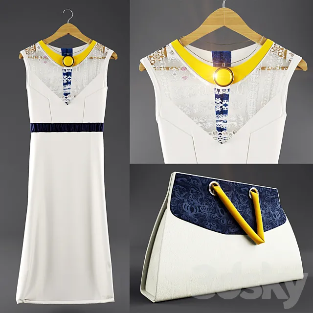 classic dress 3DModel