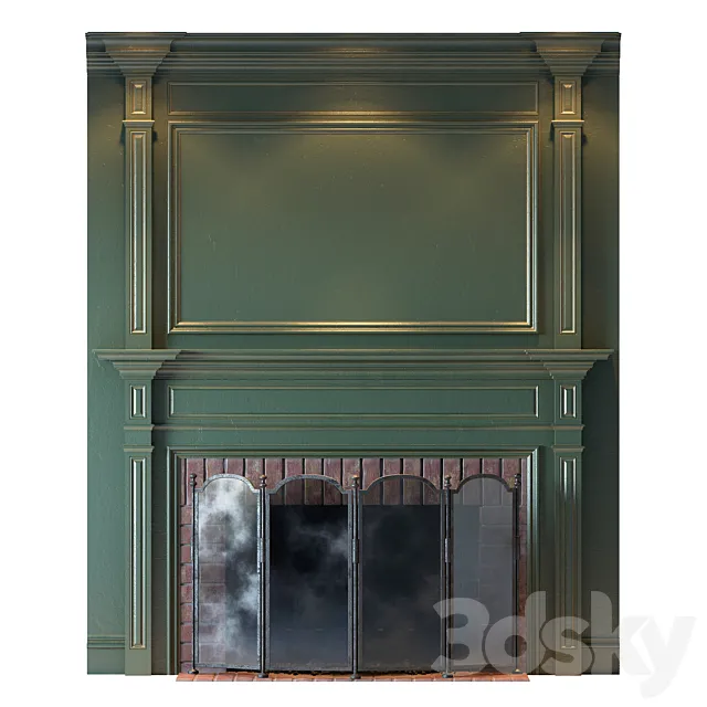 Classic fireplace 3DModel