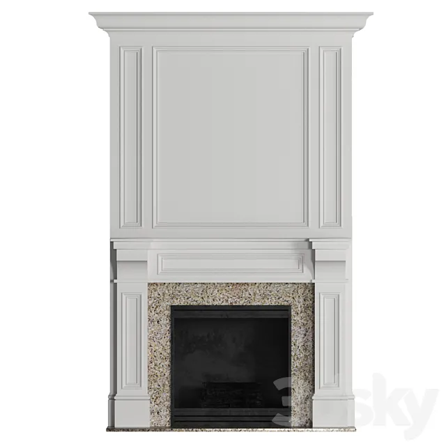 Classic fireplace 3DModel