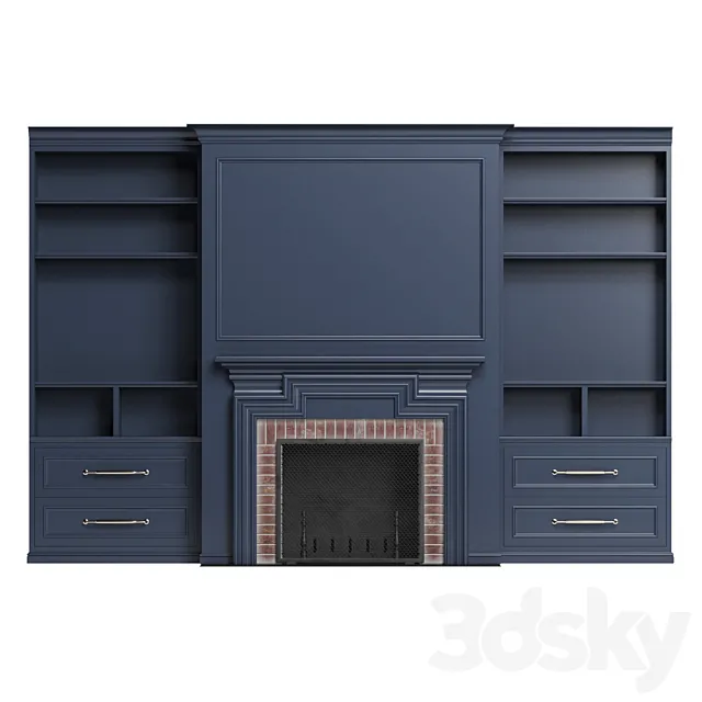 Classic fireplace 3DModel