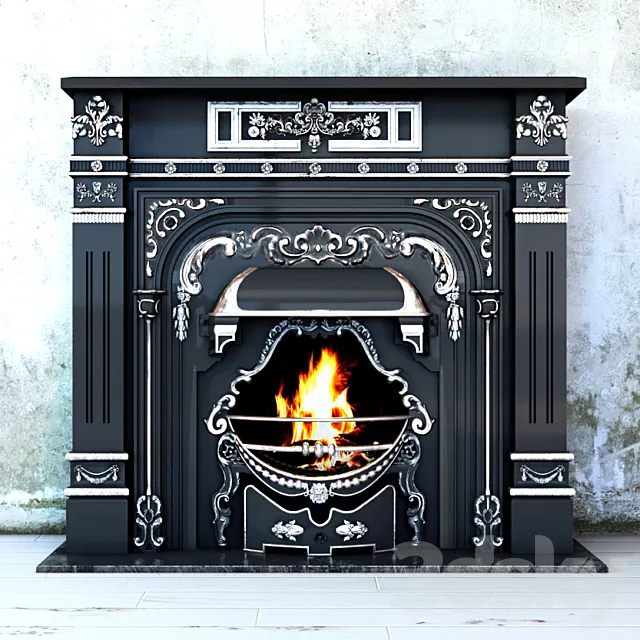 Classic fireplace Leinster Adams 3D Model