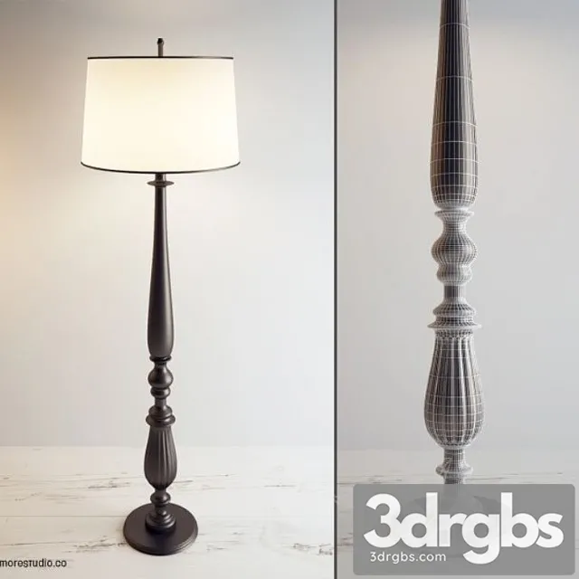 Classic Floor Lamp 3D Model Download