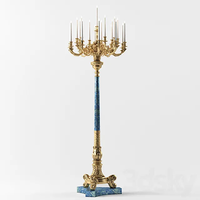 Classic floor lamp BALDI 3D Model Classic floor lamp BALDI 3D Model