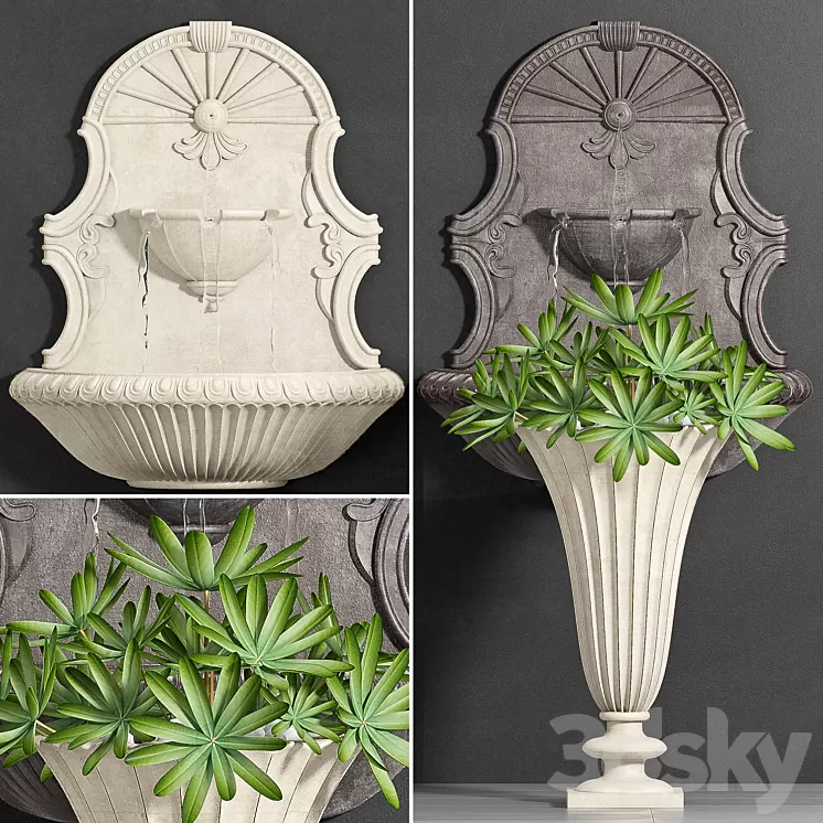 classic fountain-1 3D Model