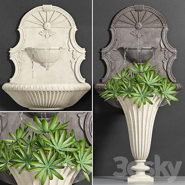 classic fountain-1 3DModel