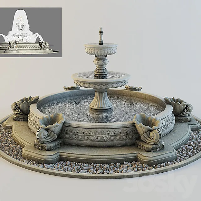 Classic Fountain 3DModel