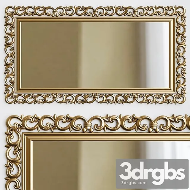 Classic Frames Mirror 3D Model Download Classic Frames Mirror 3D Model Download