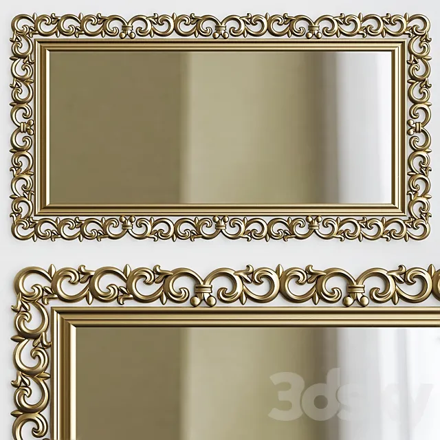 Classic frames mirror 3D Model