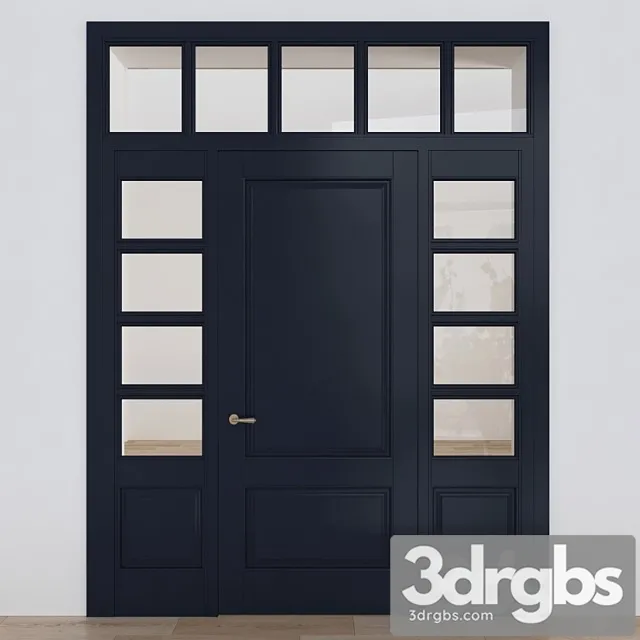 Classic front door 3D Model Download
