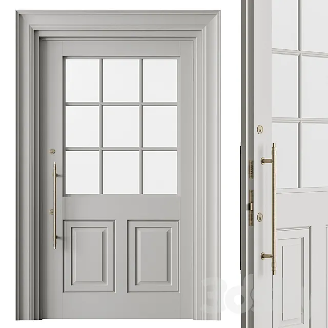 Classic Front Door – Set 69 3D Model