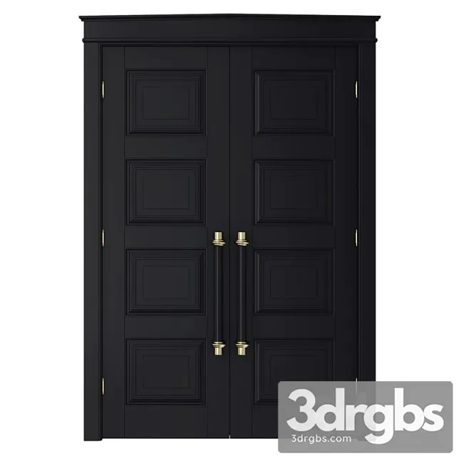 Classic front door_2 3D Model Download