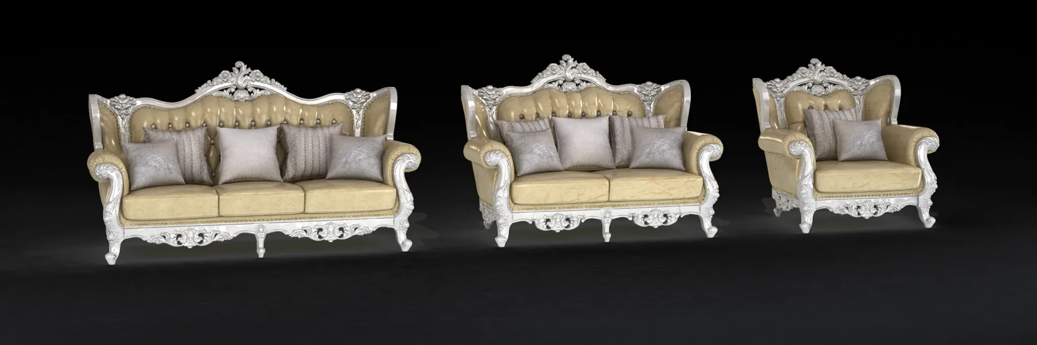 Classic Furniture – 3D Model – EA225 Classic Furniture – 3D Model – EA225