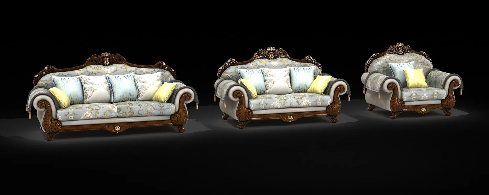 Classic Furniture – 3D Model – M206 Classic Furniture – 3D Model – M206
