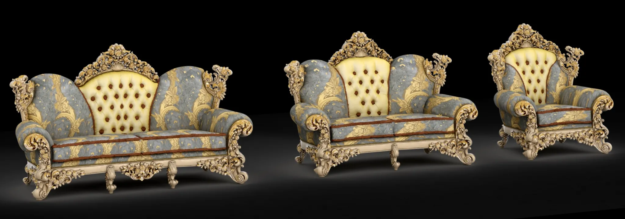 Classic Furniture – 3D Model – W688A Classic Furniture – 3D Model – W688A