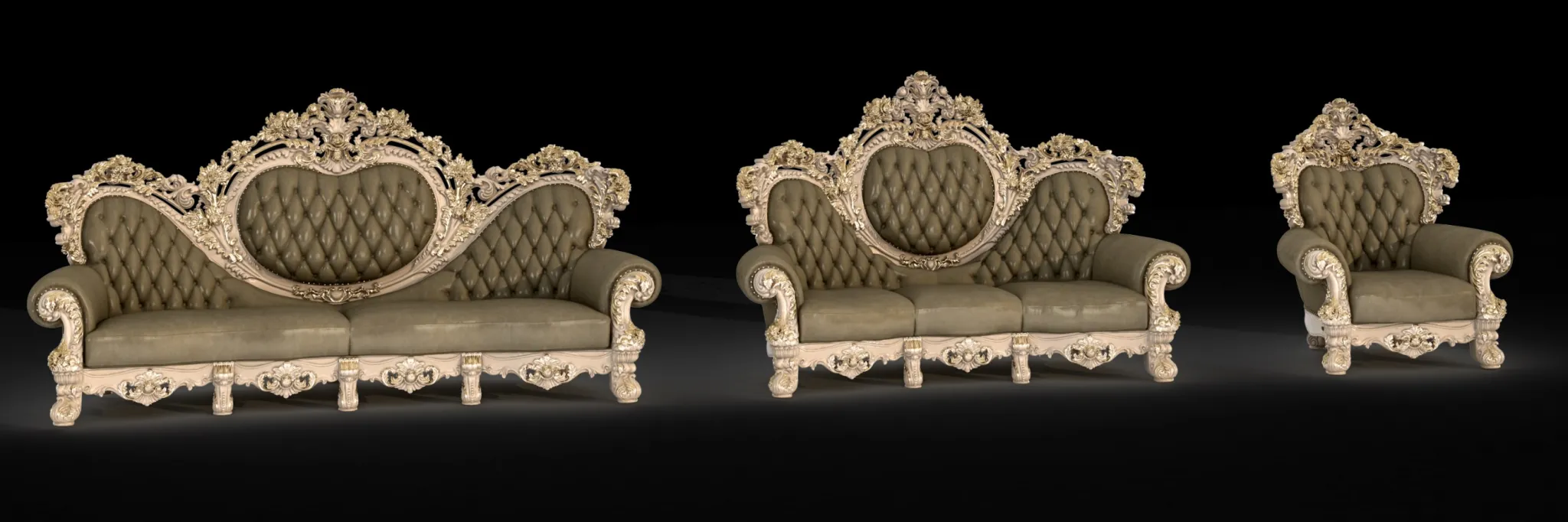 Classic Furniture – 3D Model – W999 Classic Furniture – 3D Model – W999