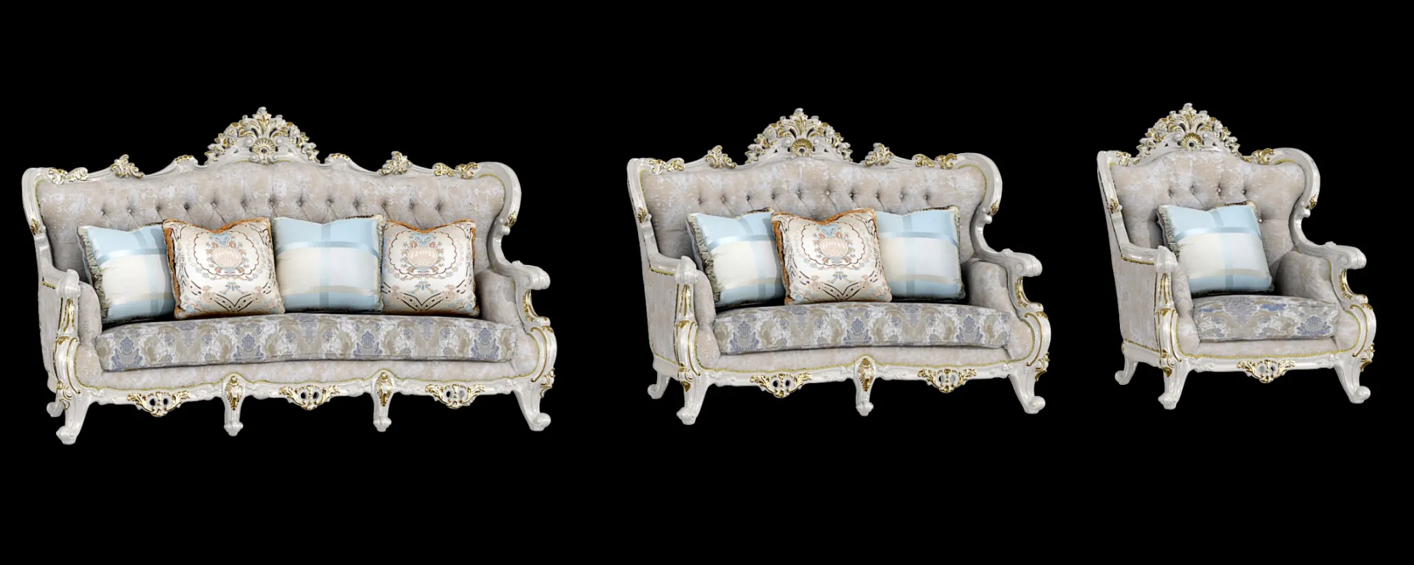 Classic Furniture – 3D Model – X222A Classic Furniture – 3D Model – X222A