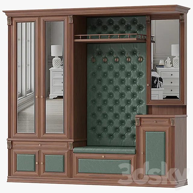 Classic Hallway 1 3D Model