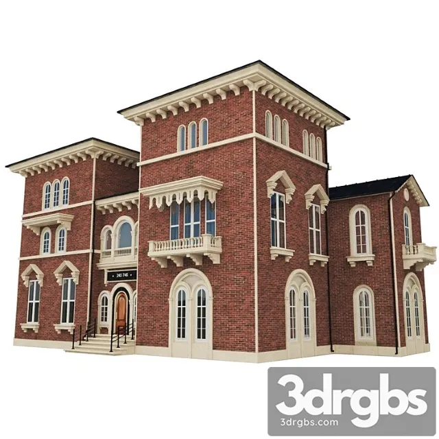 Classic House 3D Model Download