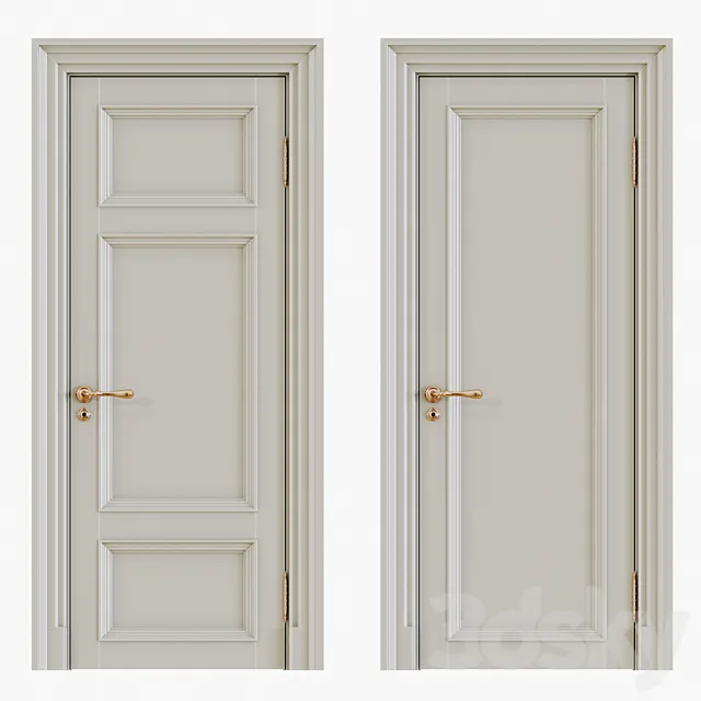 Classic interior doors 3DModel