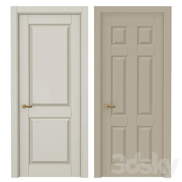 Classic interior doors 3DModel